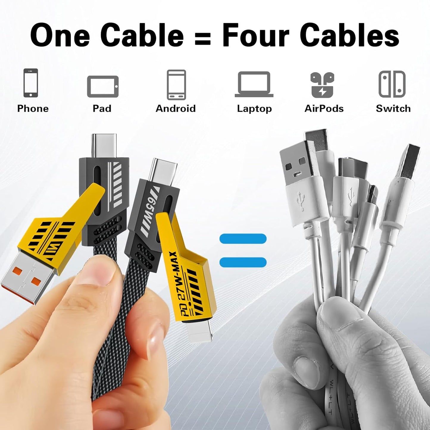 4 in 1 Charging Cable