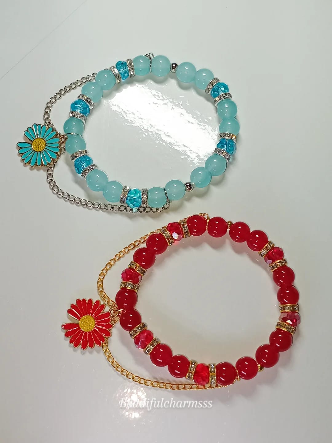 💖 Custom Name Beads Bracelet – Personalized Friendship & Couple Bracelet